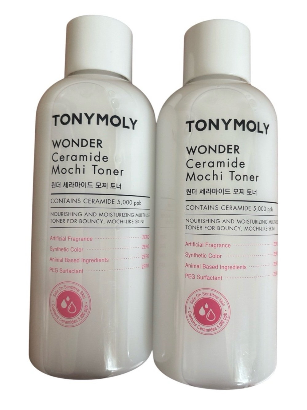 TONYMOLY BUNDLE | TonyMoly Wonder Ceramide Mochi Toner | Ceramide 5000 ppb NWT 2